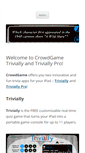 Mobile Screenshot of crowdgame.com