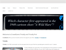 Tablet Screenshot of crowdgame.com
